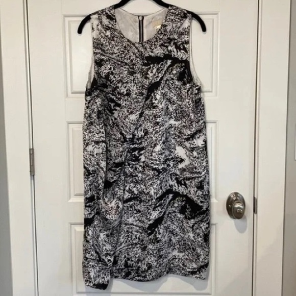 H&M Shift Dress - Black and White - Size 6 - Picture 1 of 3